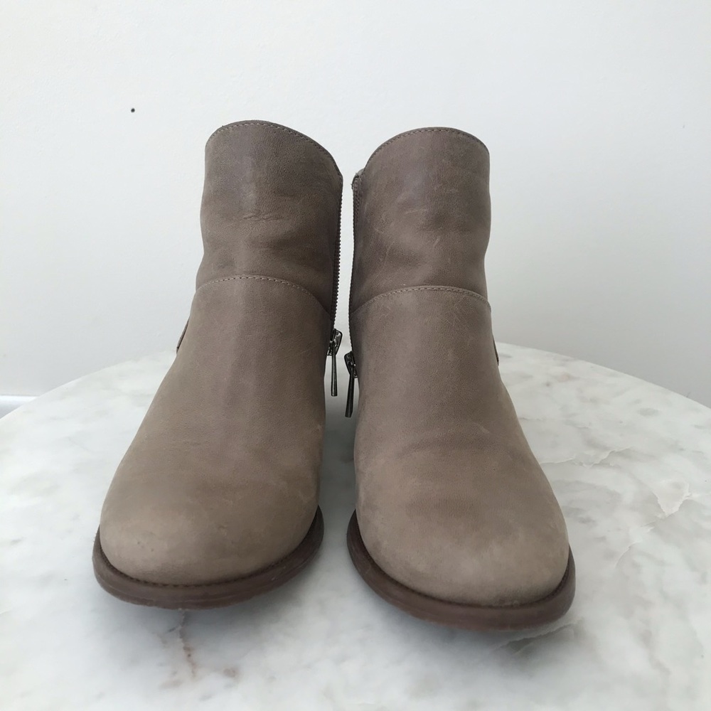 Jessica Simpson Nude Suede Leather Ankle Boots 7US